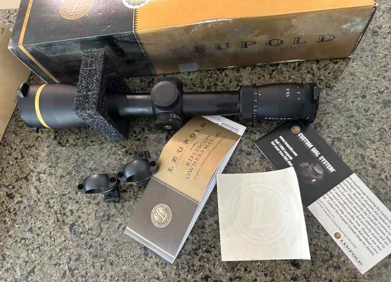 Leupold VX-6 VX6 3-18x50mm Scope. Like new