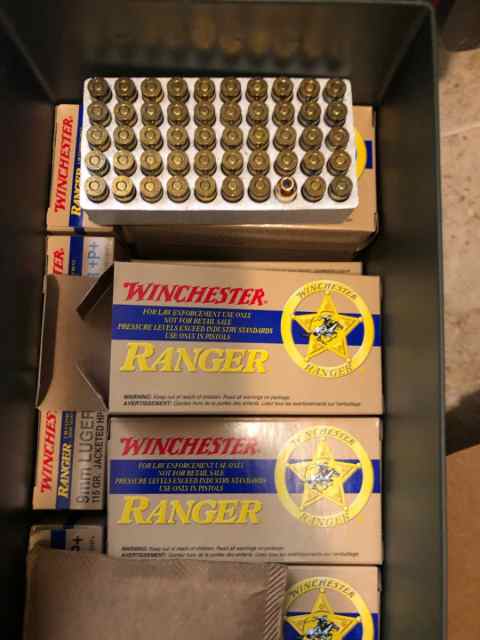 Winchester Ranger 9mm 115 Grain Bonded Jacket NICE