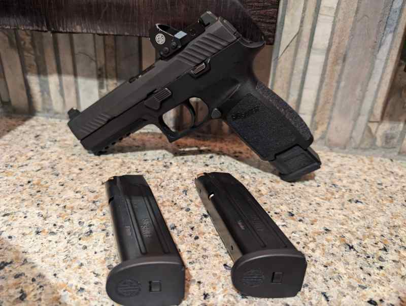 Sig P320 Full Size 9mm with Romeo 1 red dot