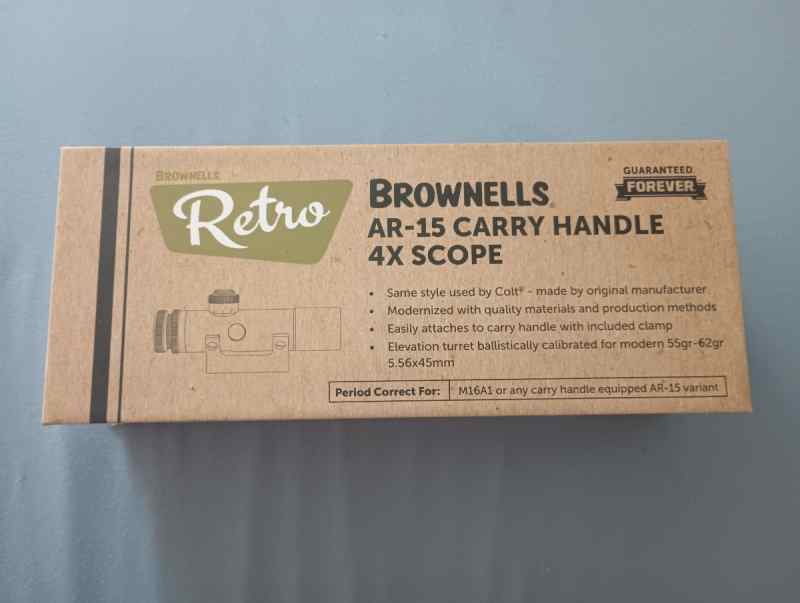 Brownells 4x retro scope