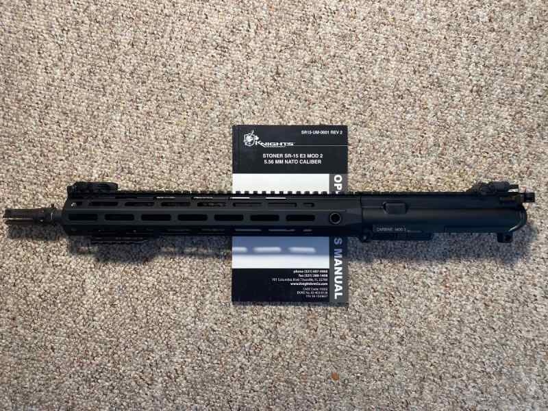 Knight&#039;s SR-15 14.5&quot; Mod 2 Carbine Upper E3 Bolt 