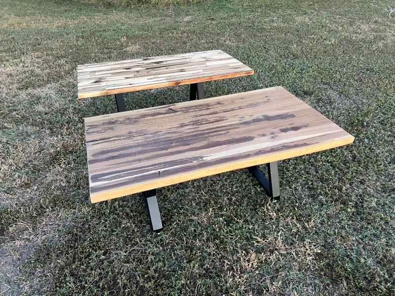 Handmade wood coffee table