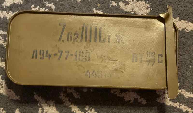 Russian 7.62x54r 440 Round Sealed Spam Can