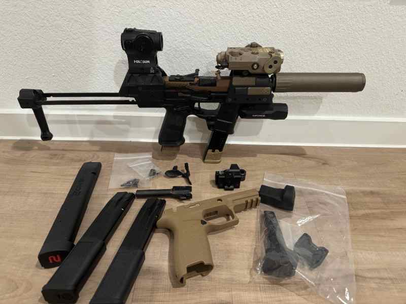 Sig M18 w/ Raider kit (full package) + Extras