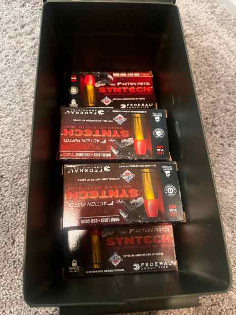 Syntech 9mm 150gr sub sonic 500 rounds 