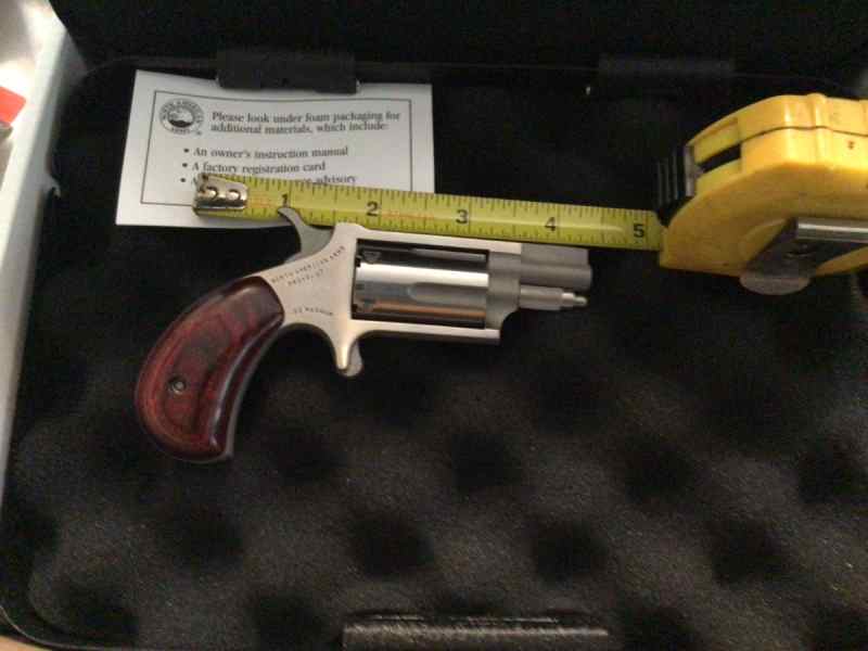 22 mag mini revolver,North American Arms like New 