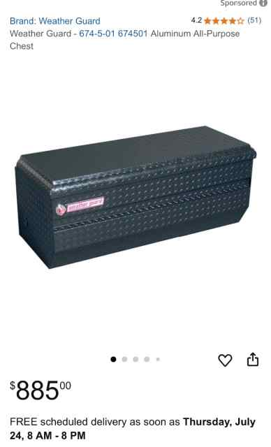 Weather Guard Aluminum All Purpose Chest