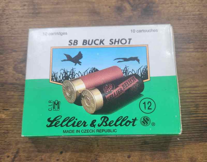 Sellier &amp; Bellot 12ga 00 Buck 2 3/4 170 rds  