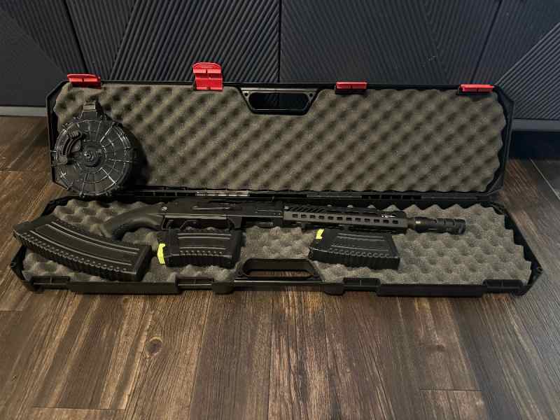 KHAOS 12GA FIREARM with extras