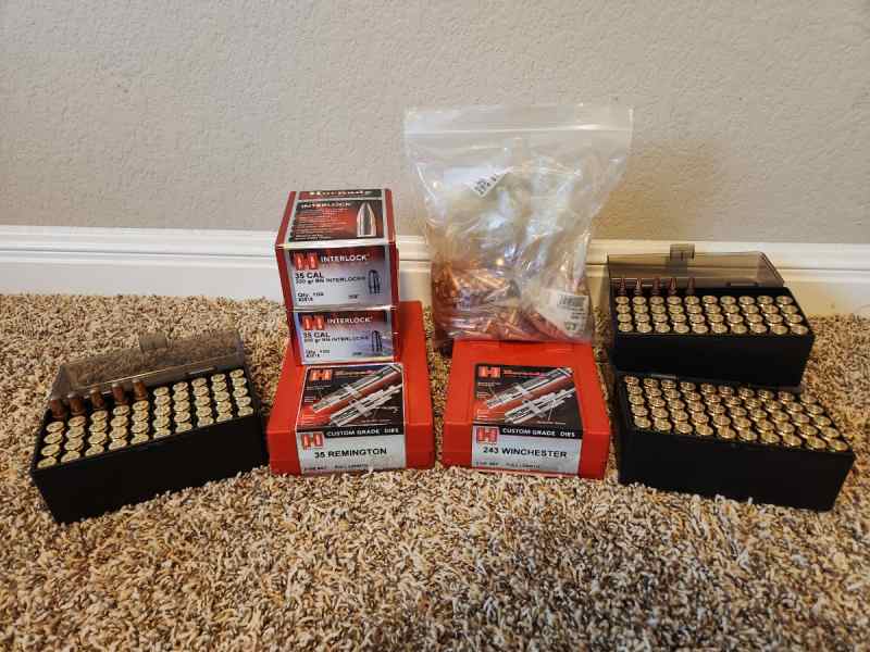 .243 and 35 Remington Reloading Stuff