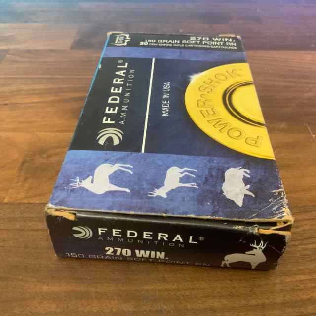 Federal 270 WIN PowerShok Soft Point ammo