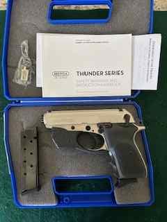 Bersa 380 Thunder, 8 rd, Nkl, Laser