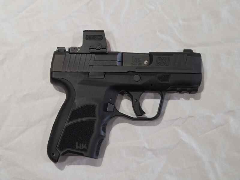 HK CC9 w/Holosun EPS Carry Green Dot and holsters