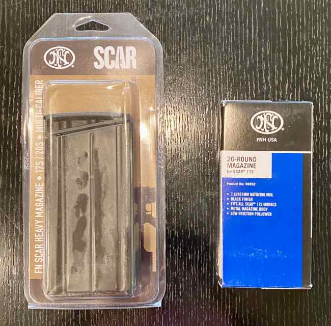 SCAR 17 - Mags for Sale(20 Rounds) - Black Finish