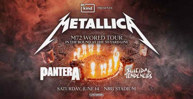 METALLICA Tickets Houston June 14th 