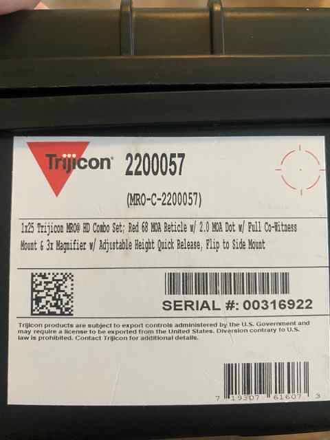 New Trijicon MRO HD &amp; Magnifier Unity Mounts