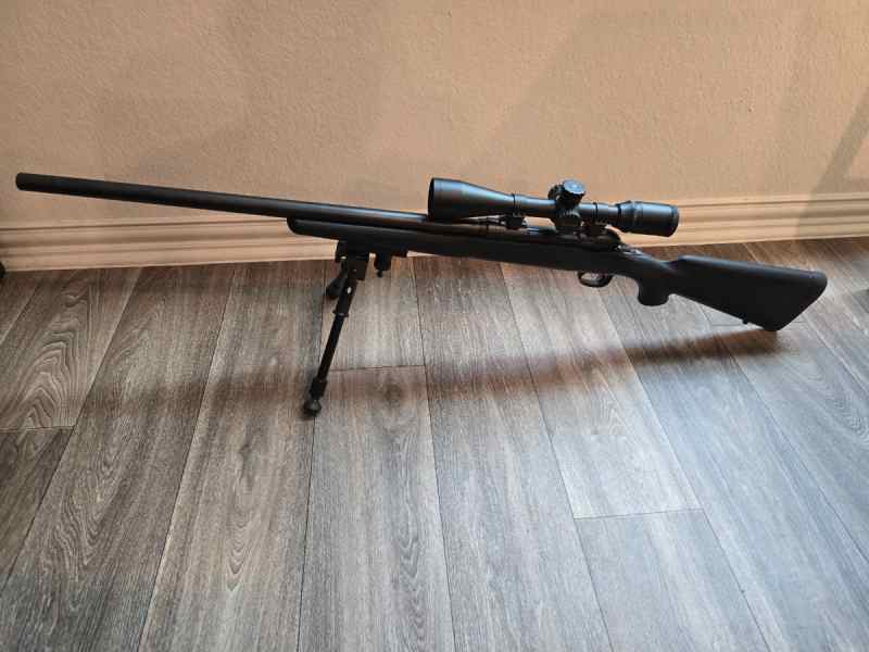 Savage model 11 .308 bull barrel with Nikon M308