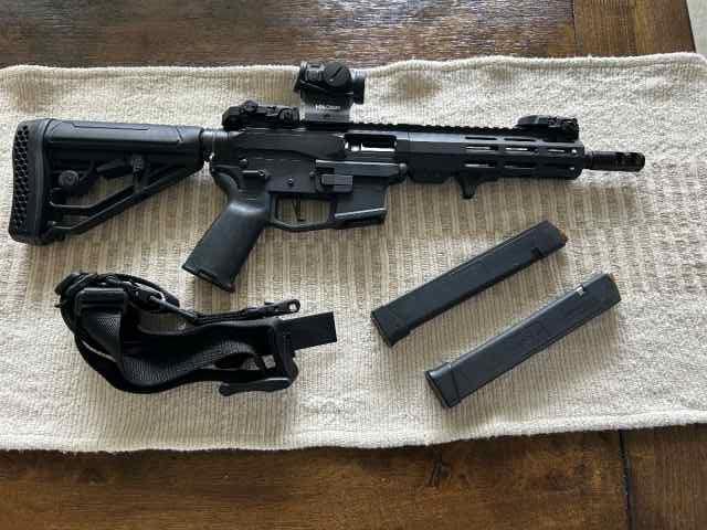 Armalite 9mm carbine not an SBR