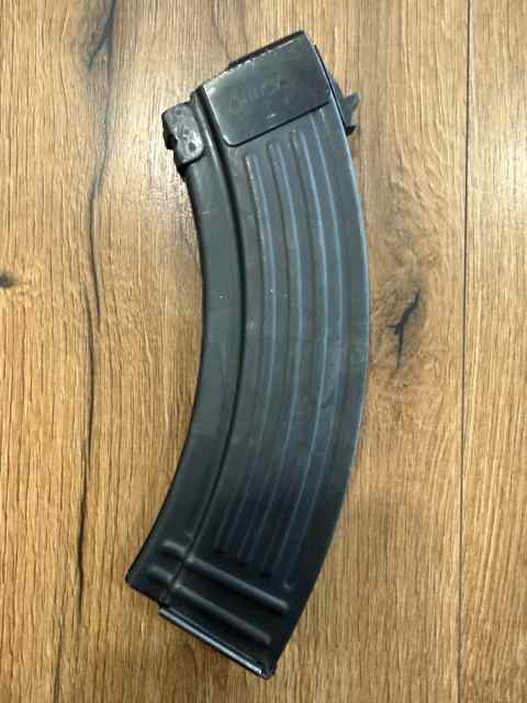 Chinese flatback steel AK‑47 mag, CHINA floorplate