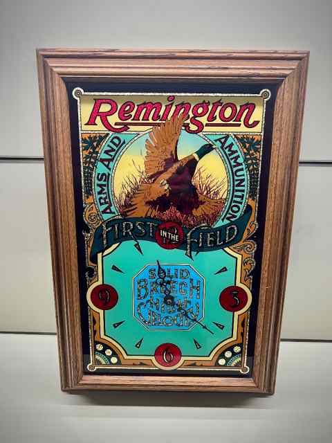 Vintage Remington Arms Clock 