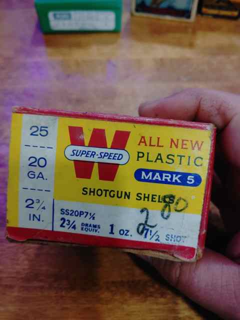 Vintage shotshell boxes and ammo