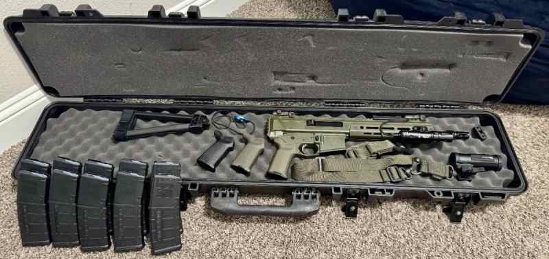 ($2,000 OBO) PSA JAKL 5.56 AR-Pistol + Extras