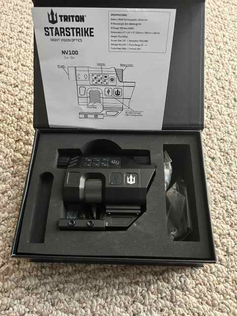 Night vision NV100 scope Triton Starstrike