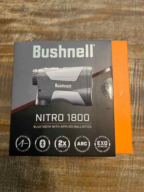 New in box Bushnell Rangefinder with AB built-in