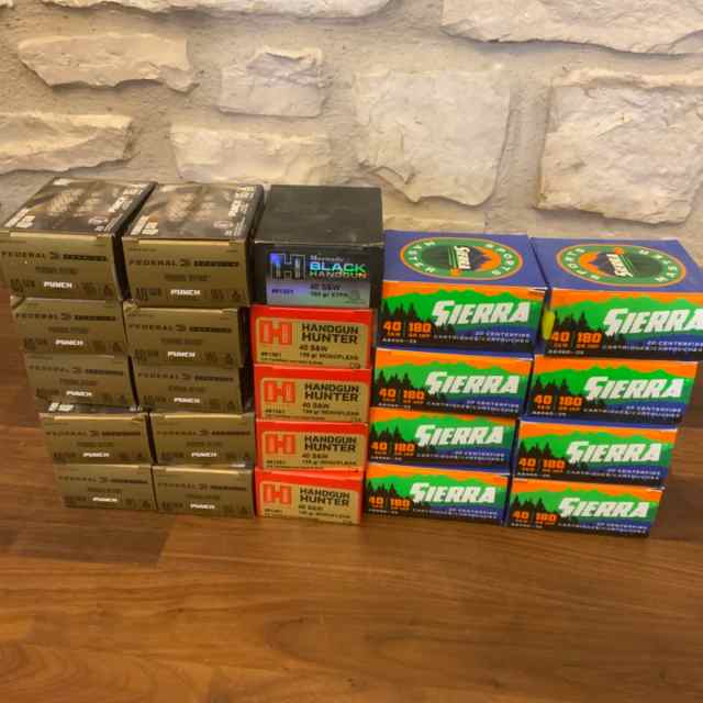 40 S&amp;W, various manufacturers