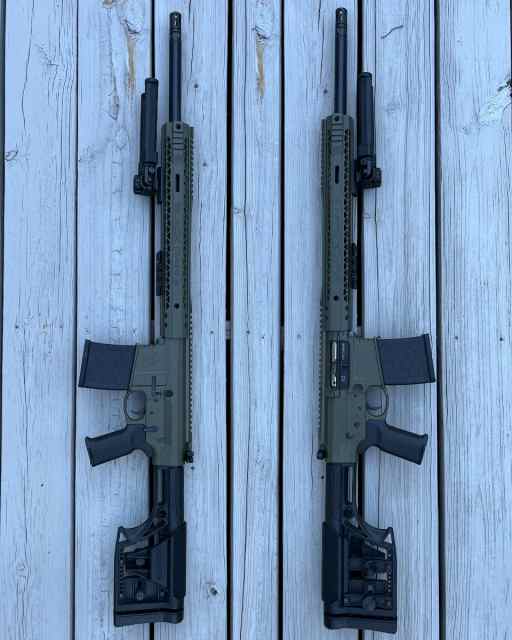 6.5 CM AR10 Black Rain Ordnance Fallout 22” Green