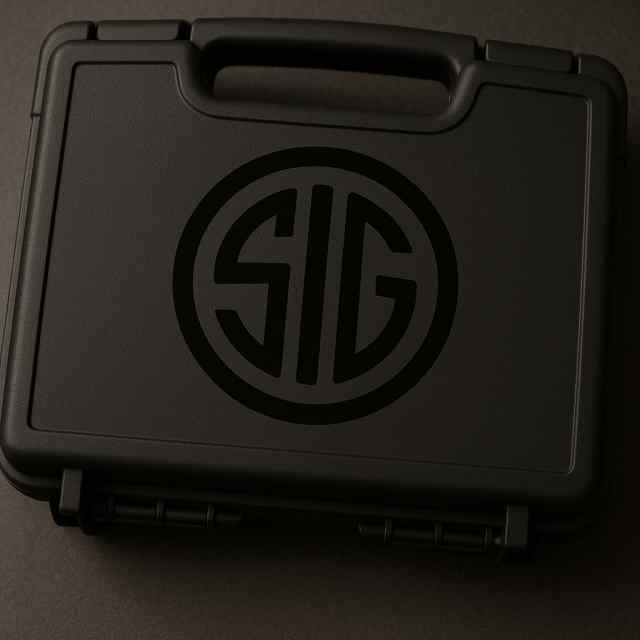 Tactical Black SIG Style Vinyl Decal – 4 Inch