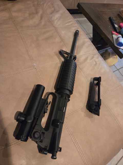 Dpms a2 carry handle complete upper w/ optic
