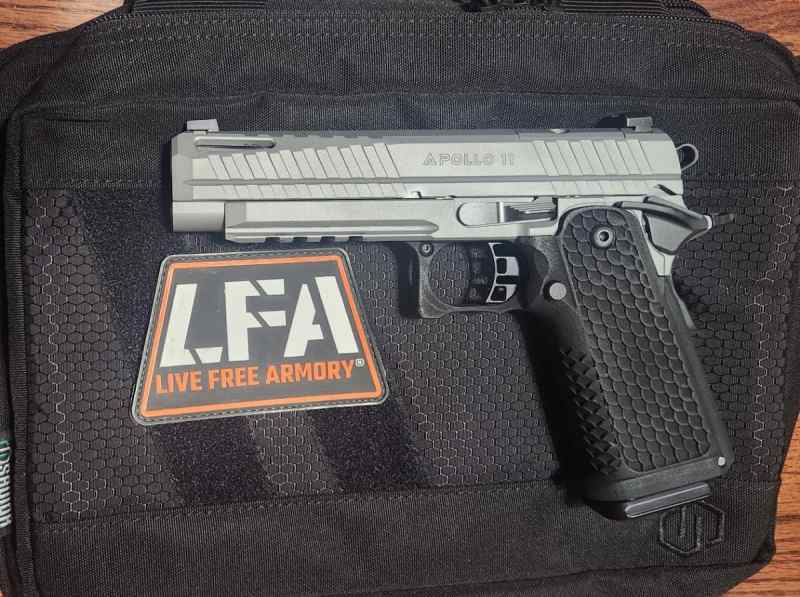 Live Free Armory Apollo 11 Full Size 9mm DS 1911