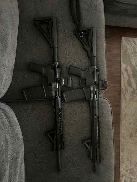 2 ar15 for sell 5.56 and 300 blk