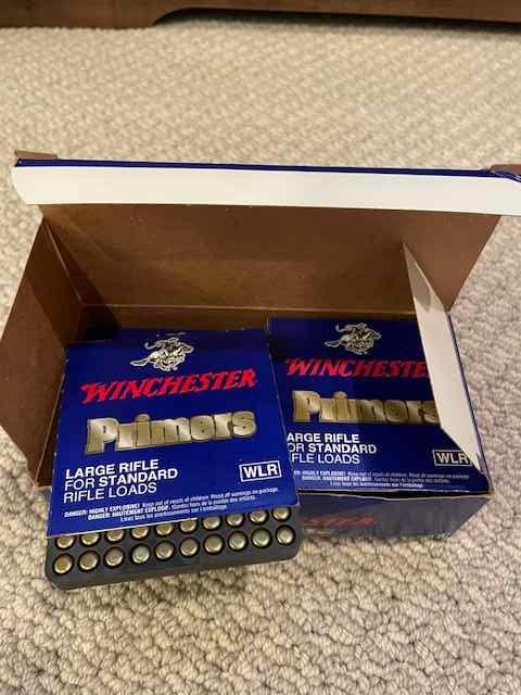 Winchester Primers WLR large rifle 1000!