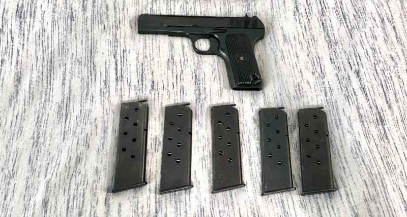 Chinese Type 54 Tokarev Surplus Pistol 5 mags