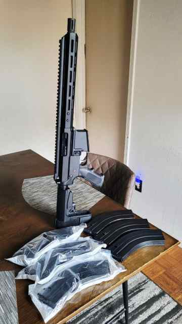 BCA 10.5In.7.62X 39 AR Pistol +6 (30rd)mags.$380
