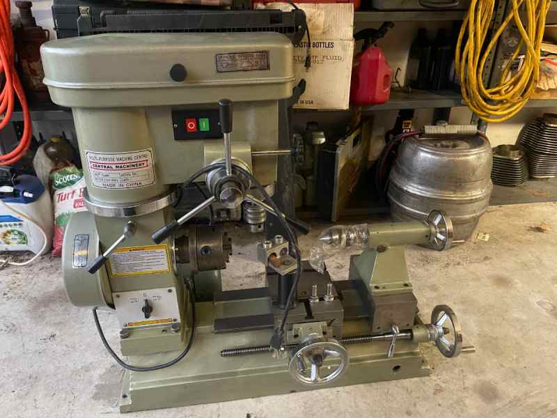 Central Machinery Mill/lathe/drill press