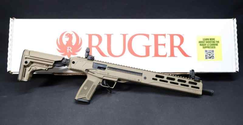 Ruger LC Carbine FDE Semi-Auto Rifle 5.7x28mm