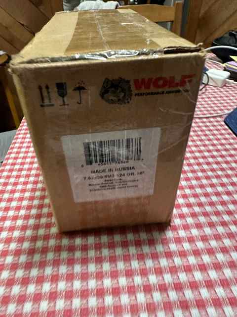 WTS Wolf 1000 Case of 7.62x39 8M3 HP (Houston)