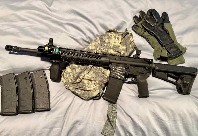 Adams Arms AR-15 Rifle – Troy Iron Sights – Weapon