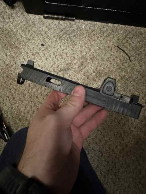 Gen 5 stripped Battle ready arm 17 slide with RMR 