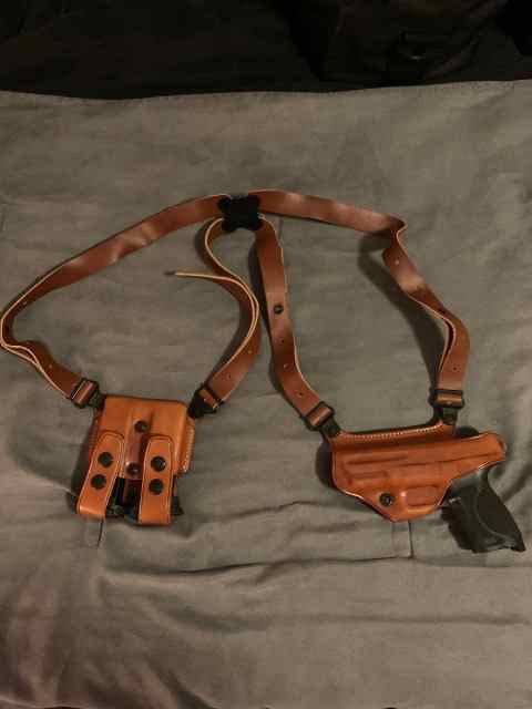 Galco LEFT HAND M&amp;P 2.0 Tan Shoulder Holster