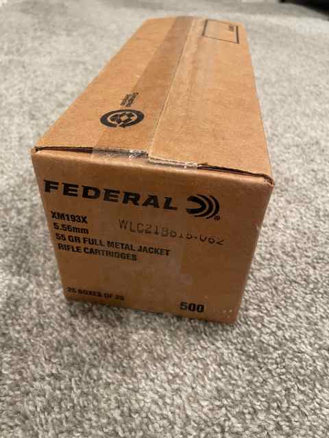 Federal 5.56 (500 rounds)