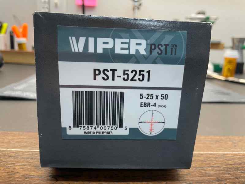 Vortex Viper PST II 5-25X50mm Scope